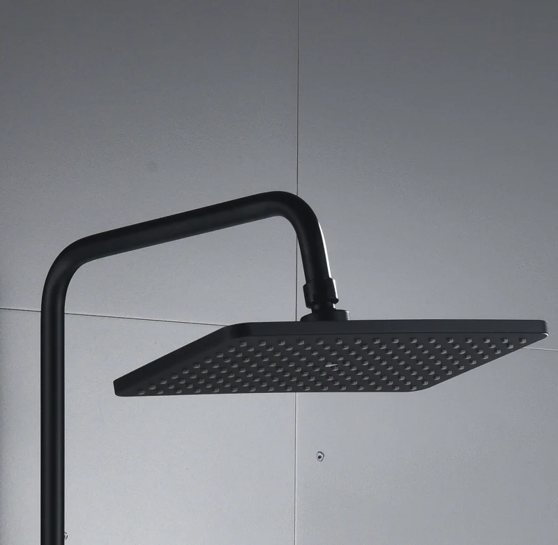 Thermostatic Bathroom Shower Faucet Set Brass tub spout Bathtub Shower Crane Thermostatic Taps thermostatic Black shower set