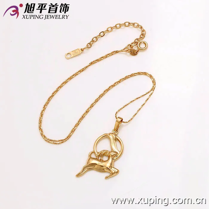 31997 xuping 12 модных кулонов 18k позолоченные