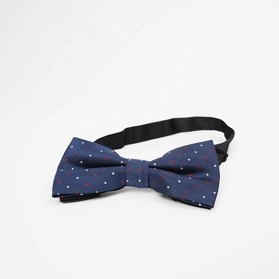 Custom Formal Elegant Rustic Polyester Tuxedo Bow Tie Nick Tie For Wedding Party Gentleman