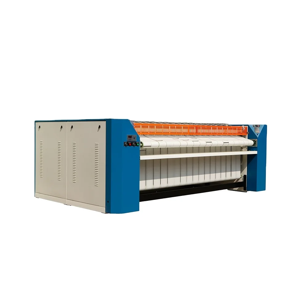 Industrial Steam Laundry Hotel Sheets Single Roller Ironing Machine Laundry Roller Iron