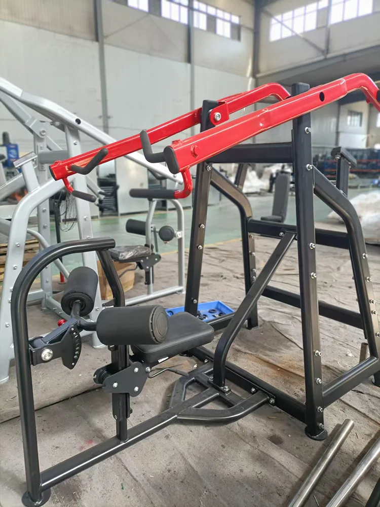 Gym Equipment Strength Training Plate Loaded Power Rack Seated Low Row Wide Grip Front Lat Pulldown Machine With Attachment