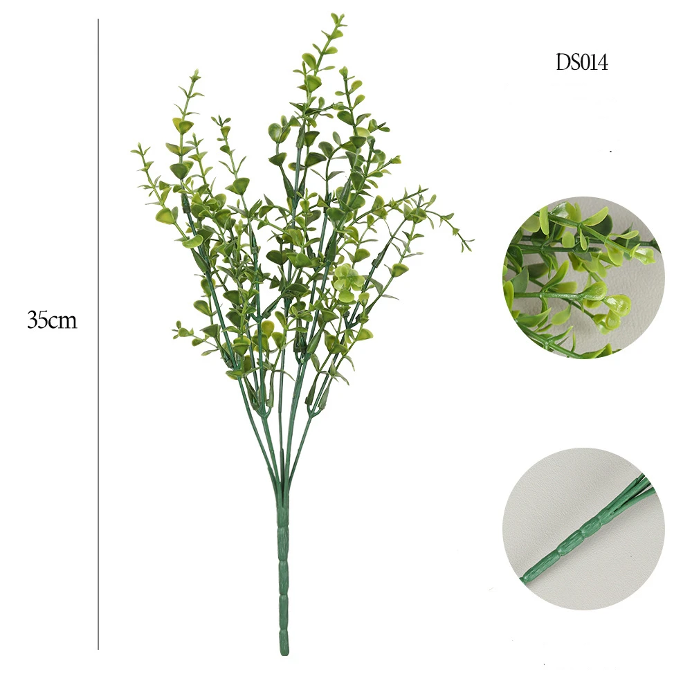 Best Price Wheat Flower Ivy Leaves Indoor Outdoor Green Plants Shrubs Ramas Arce Artificial