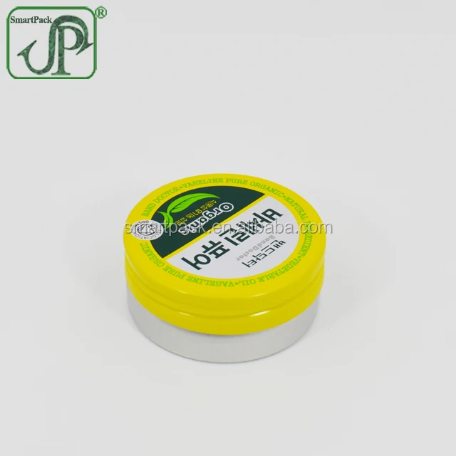 Customized scented tea cans candy food packaging boxes chewing gum metal aluminum jar