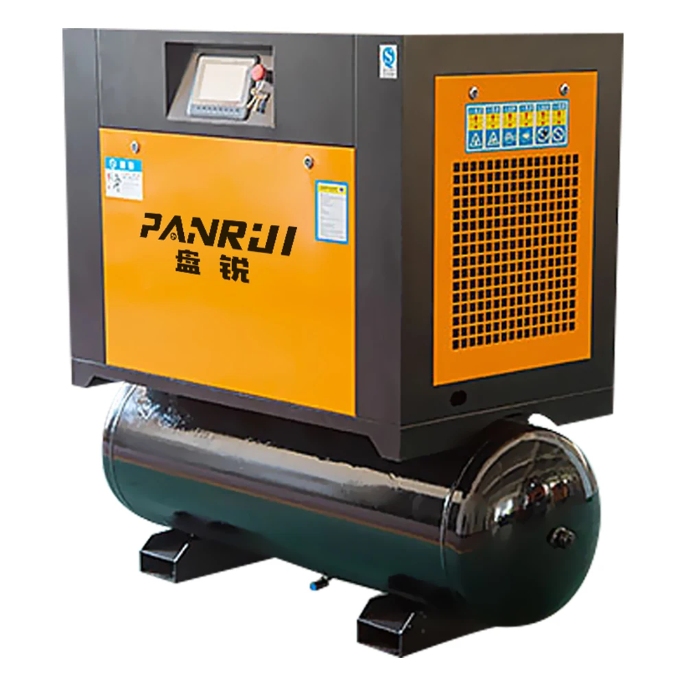 All in one 2.2kw 3HP 5.5kw 7HP 7.5kw 10HP 11kw 8bar 16bar rotary silent electric industrial screw air compressors compressor