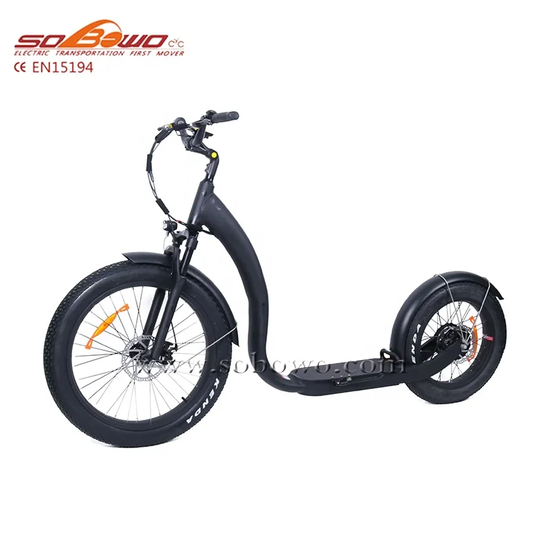 SOBOWO Tyranno Electric kick Scooter 48v 750w Bafang hub motor 12.8Ah lithium battery with 26 inch 20inch fat tires dealer price