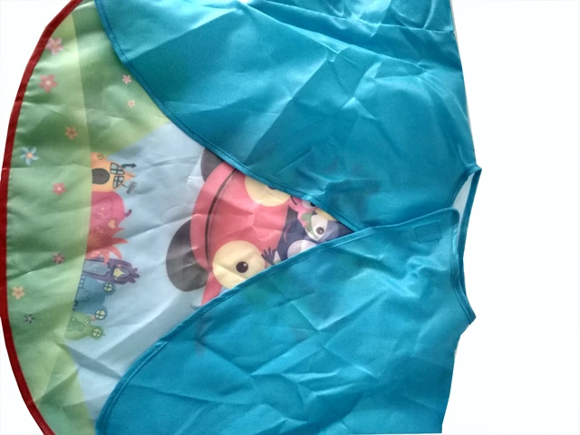 
small polyester sleeve apron with printing for children 