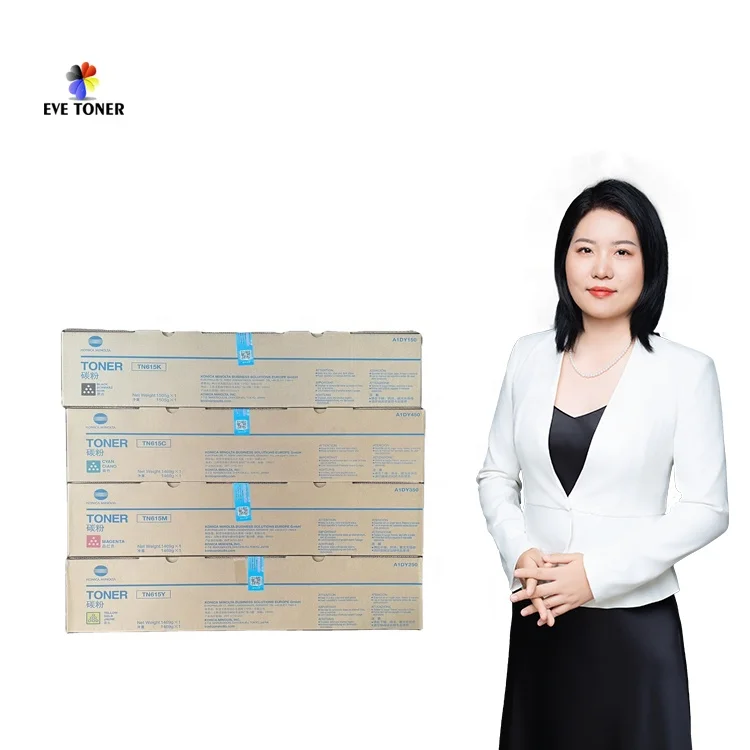 Новый оригинальный принтер konica minolta TN615 с тонером для принтера Bizhub C1085 C1100 C6085 C6110 C6100 C6105