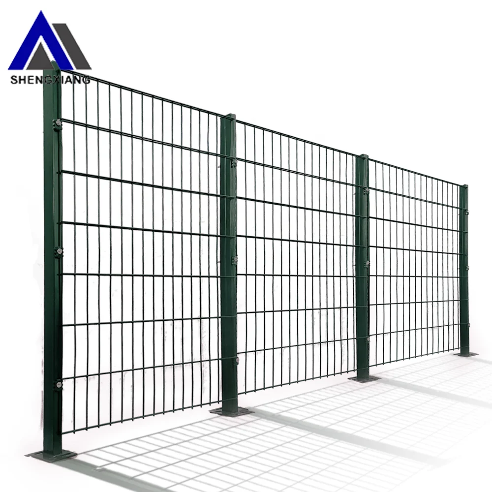 Anping Factory zaun Galvanized Painted 868 / 656 Wire Double Rod Mat Fences