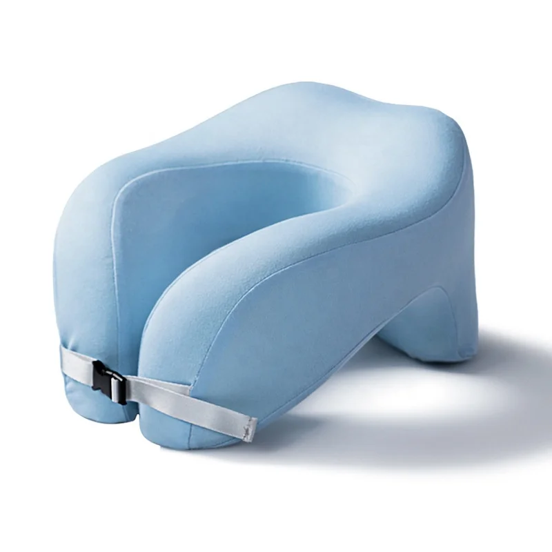 Wholesale Memory Cotton Office School Multifunctional Comfort Portable U-Shaped Neck Protection Nap Pillow