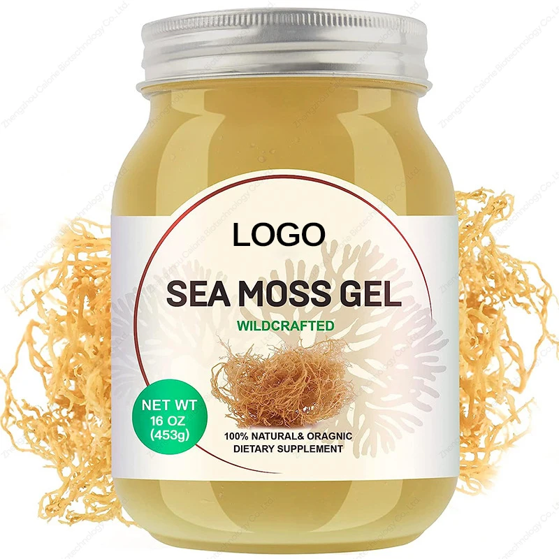 Private Label Irish Vegan SeaMoss Gel Sea Moss Supplement with Vitamins Minerals