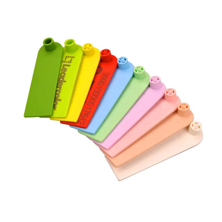 Wholesale Custom Size Passive TPU Non-Toxic Rfid UHF Animal Strip Ear Tag For Farm Management