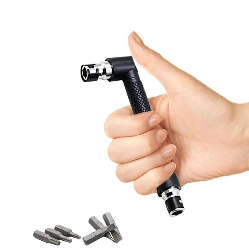 L-shaped Mini Socket Extension Screwdriver Sleeve Handle Multi-function Mobile Phone Repair Tool Screwdriver Tool Socket Wrench