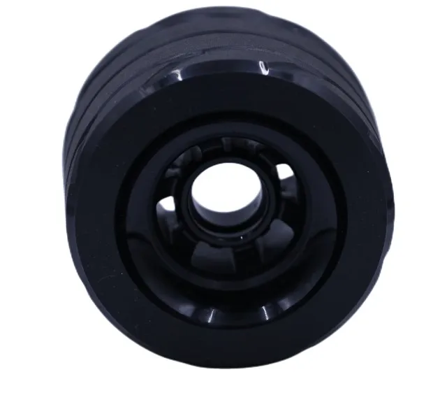 Factory Manufacturing Polyurethane Wheels 83A high hardness PU black longboard treadle wheel