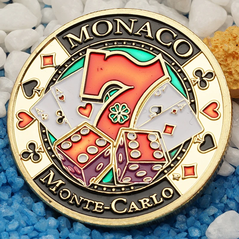 New Design Las Vegas Las Vegas 7-character Soft Enamel Metal Commemorative Coin