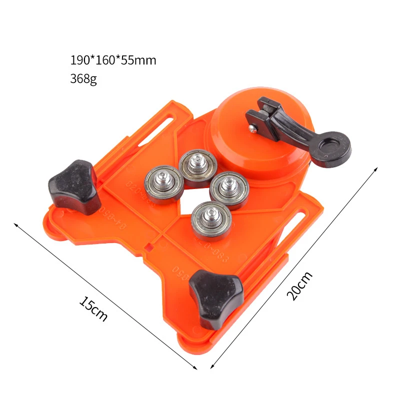 Heavy Duty Ceramic and Glass Hole Saw Set Versatile 4-83mm Cutter Adjustable Drilling Guide Suction Holder