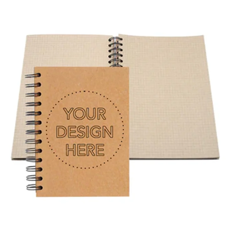 Custom Eco-Friendly Kraft Notebook Hardcover Notebook with Personalized Libretas Promotional Office Stationery  notebook