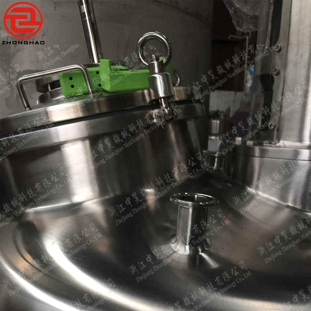 stainless steel industrial crystallizer with precise temperature control for chemical reaction