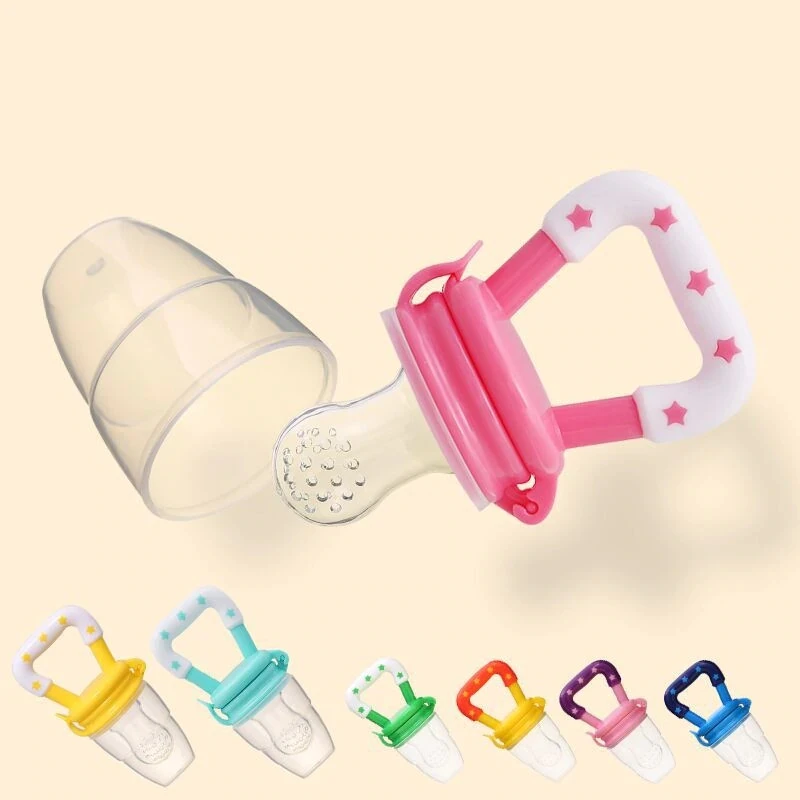 Safe Milk Feeder Fruit Food Kids Nipple Feeding For Baby Pacifier Bottles Nipple Teat Nibbler
