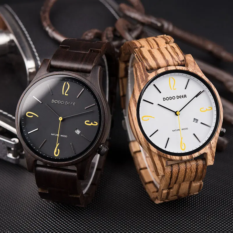 Деревянные наручные часы Lover с бамбуковым корпусом и ремешком с кварцевым механизмом, часы с пользовательским логотипом