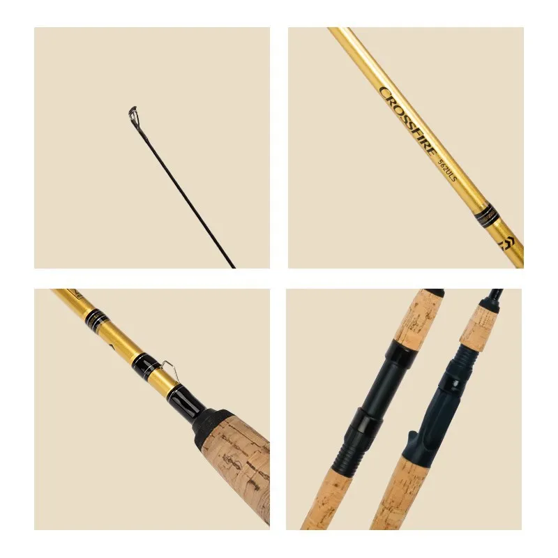 DAIWA CROSSFIRE литье и спиннинг удочка