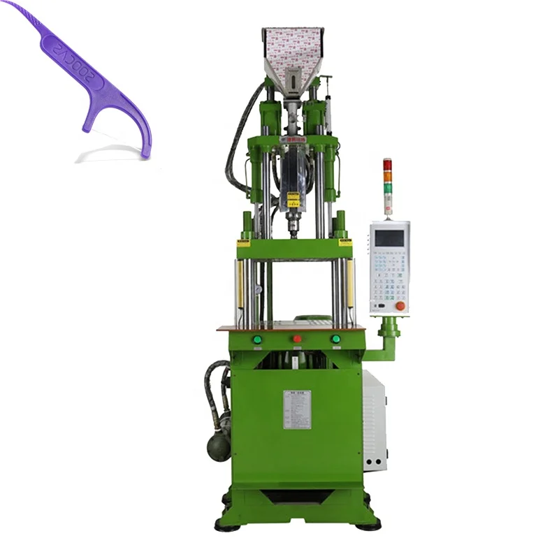 Fully automatic 60 ton 85 ton dental floss toothpick vertical screw injection molding machine
