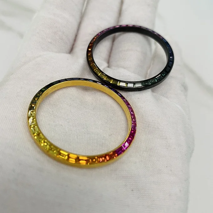 Лидер продаж, пользовательские водонепроницаемые Модные Роскошные часы с драгоценным камнем из нержавеющей стали, рамка для даты, Роскошные мужские часы