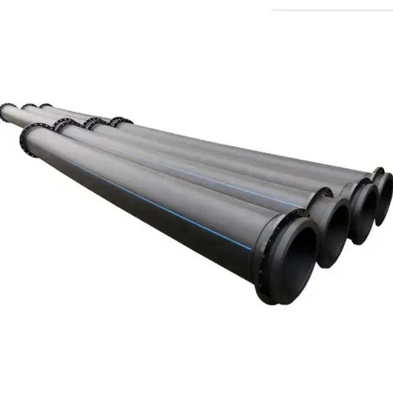 Dredging drain pipe mining floating oil gas hdpe high density pe pipe
