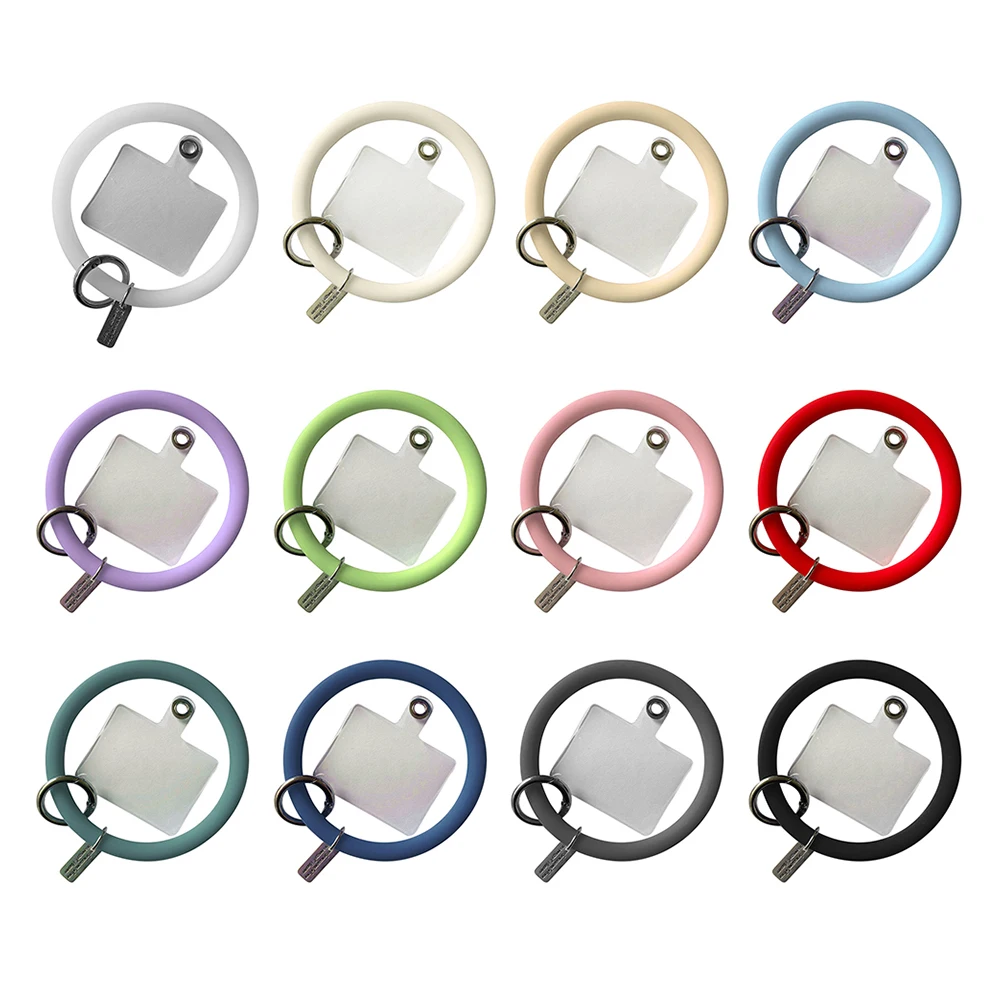 mobile phone silicone fashion solid colour bracelet