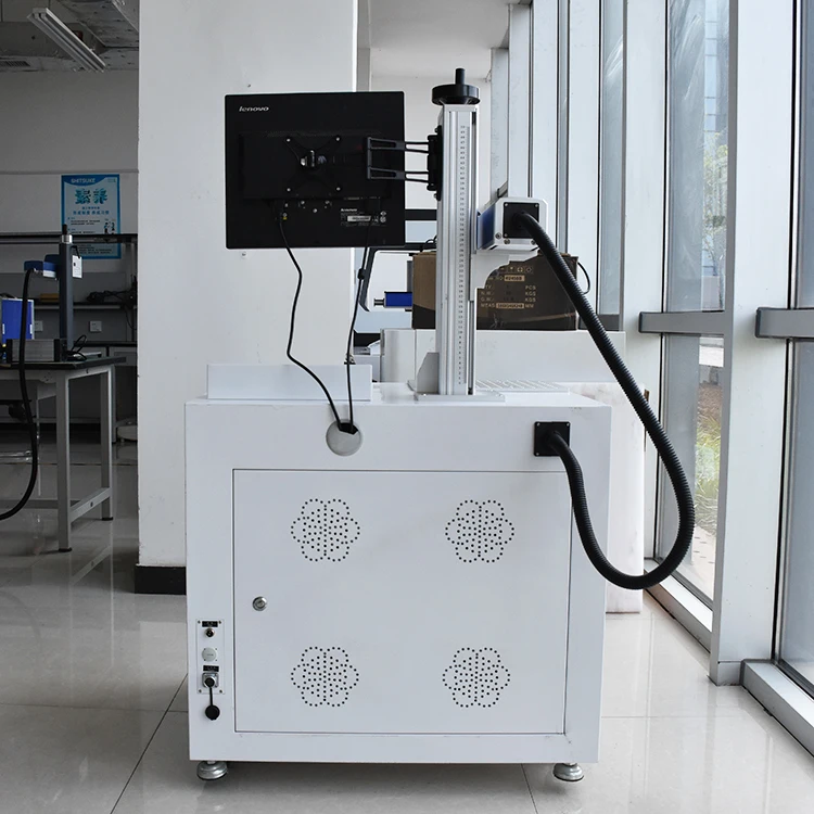 Free shipping sunglass cable wuhan fiber color laser marking machine price