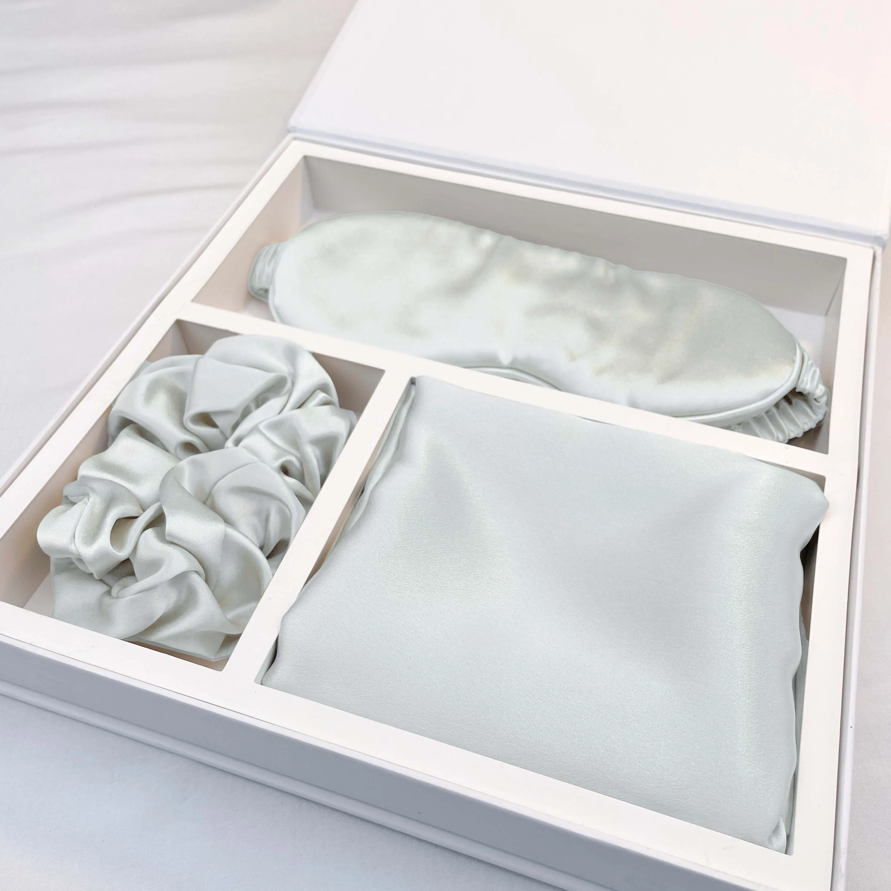 Набор мягких резинок для волос в Корейском стиле из 100% натурального шелка тутового шелкопряда