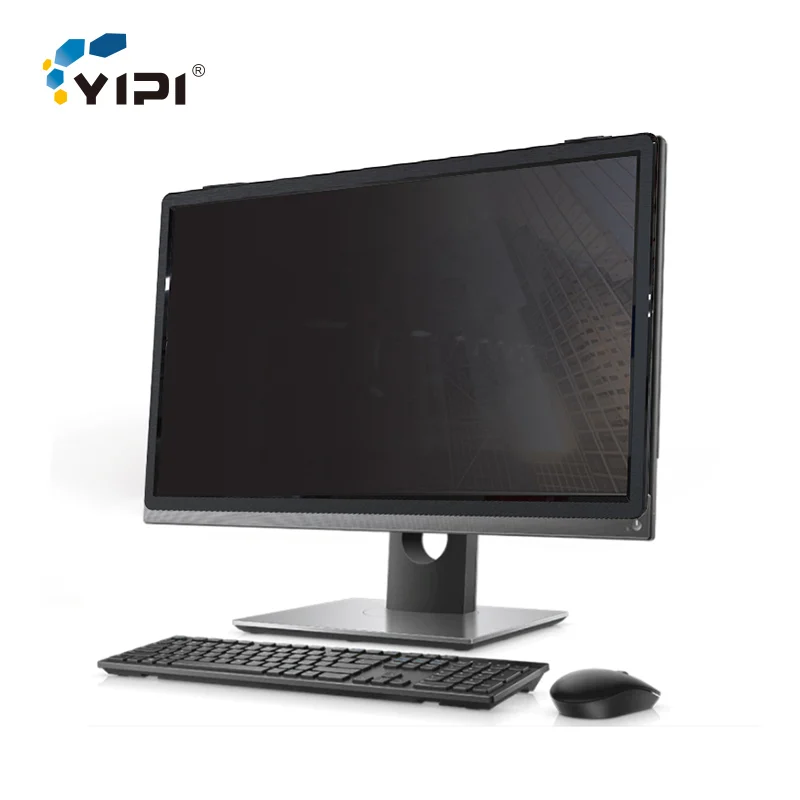 Wear-resisting removable Translucence frame PET privacy filter for imac 24 screen protector