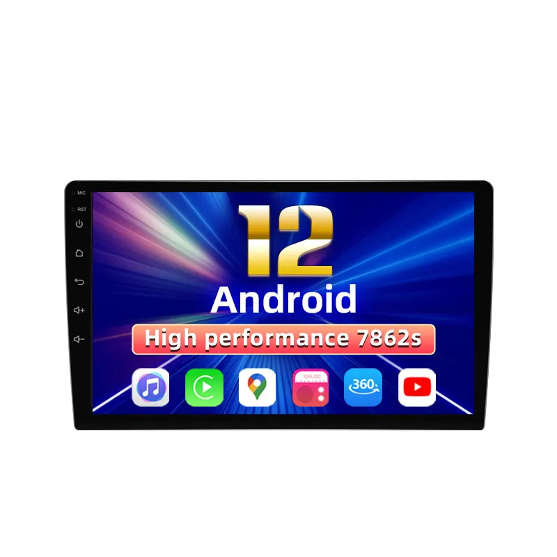Android 12 2K QLED экран Голосовое управление автомобильный стерео для Toyota Nissan Ford VW Honda Benz Audi