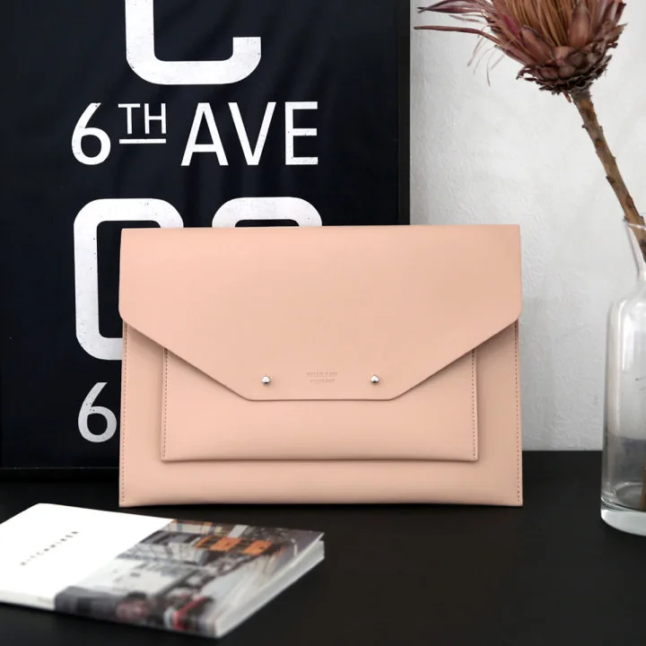 PU Leather Laptop Sleeve Case Wholesale Durable Laptop Pouch Computer case with Large Capacity