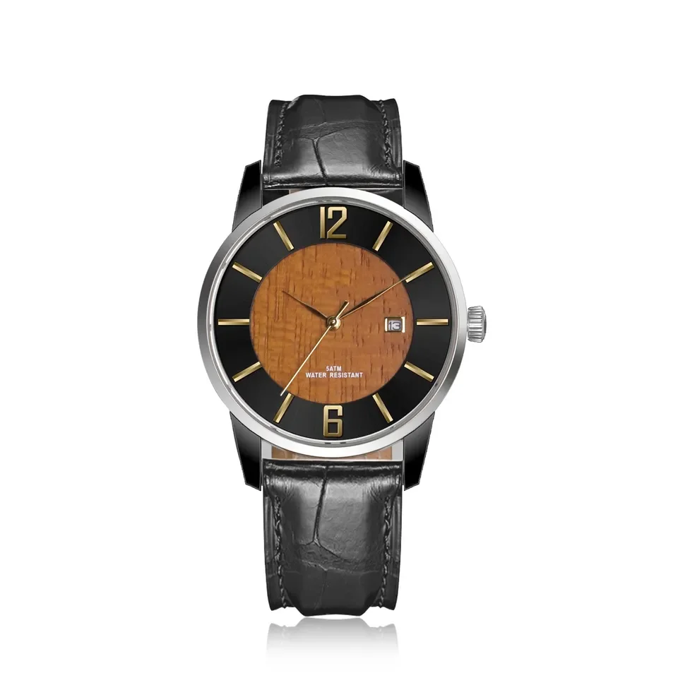 New Top Brand Luxury Men Watch Waterproof Sport Quartz Watches Genuine Leather relojeshombr