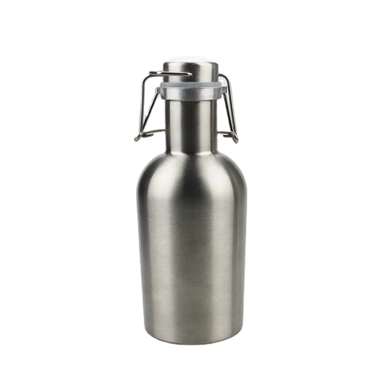Eco-friendly single wall  304 pressurized stainless steel beer growler