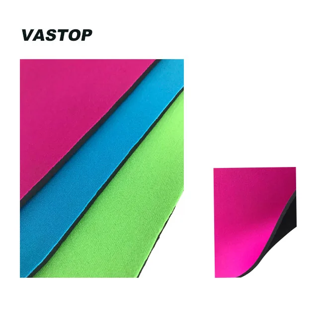1.5mm 2.5mm Rubber Polyester Nylon OK Loop Fabrics Neoprene SBR Printed Neoprene Fabric
