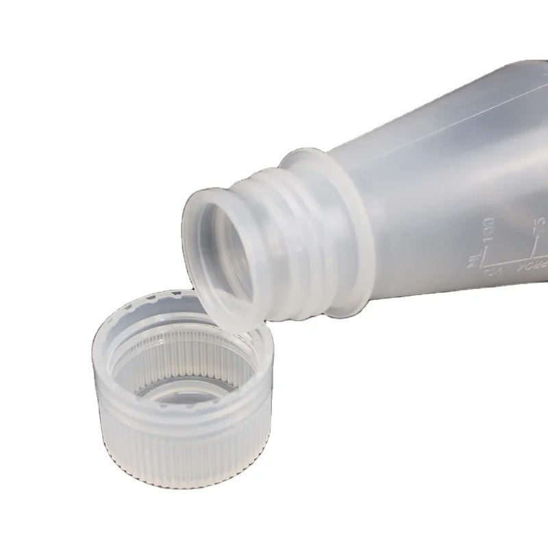 125ml Plastic Screw-top Erlenmeyer Flask Conical Flask Bottle