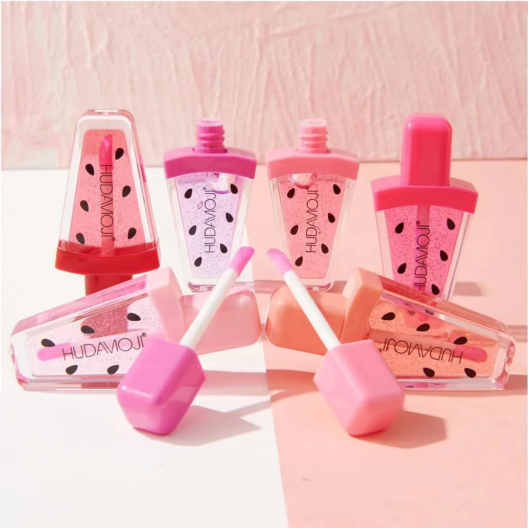 2023 New Trend Ice cream Cute Lipgloss Makeup Set Manufacturers Cosmetics Custom Waterproof Velvet Red Matte liquid Lipstick