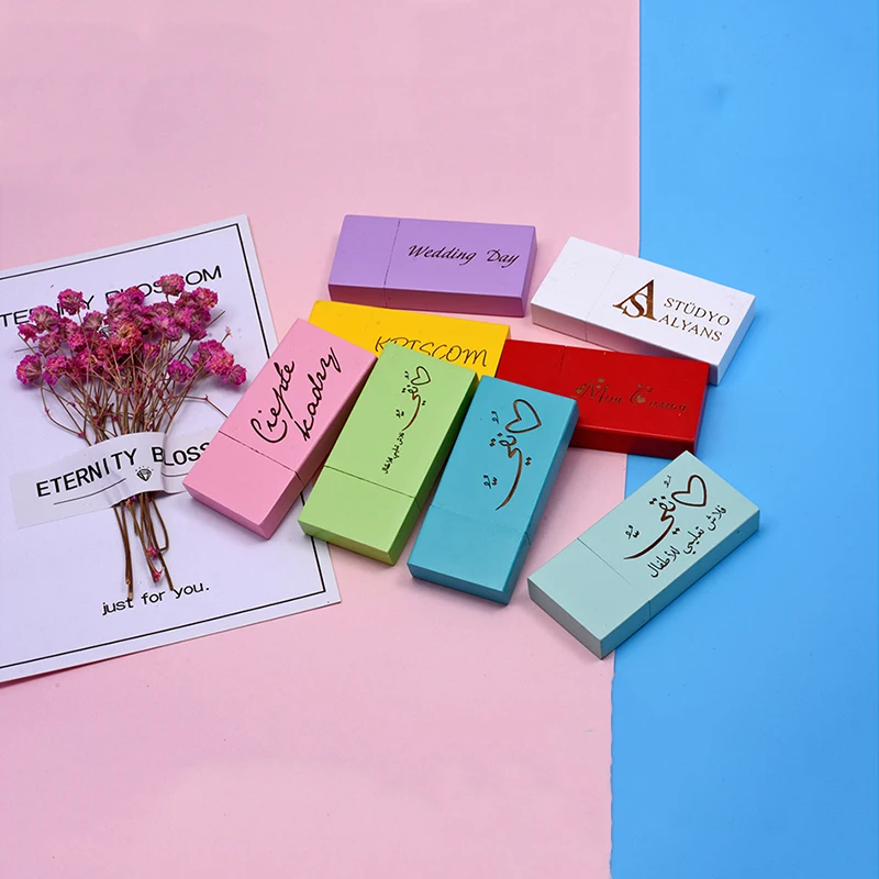 Free Logo 16GB USB 2.0 3.0 Flash Drives 32GB Thumb pen Drive Memory Stick 4GB 8GB Pendrive 64GB wooden USB u disk