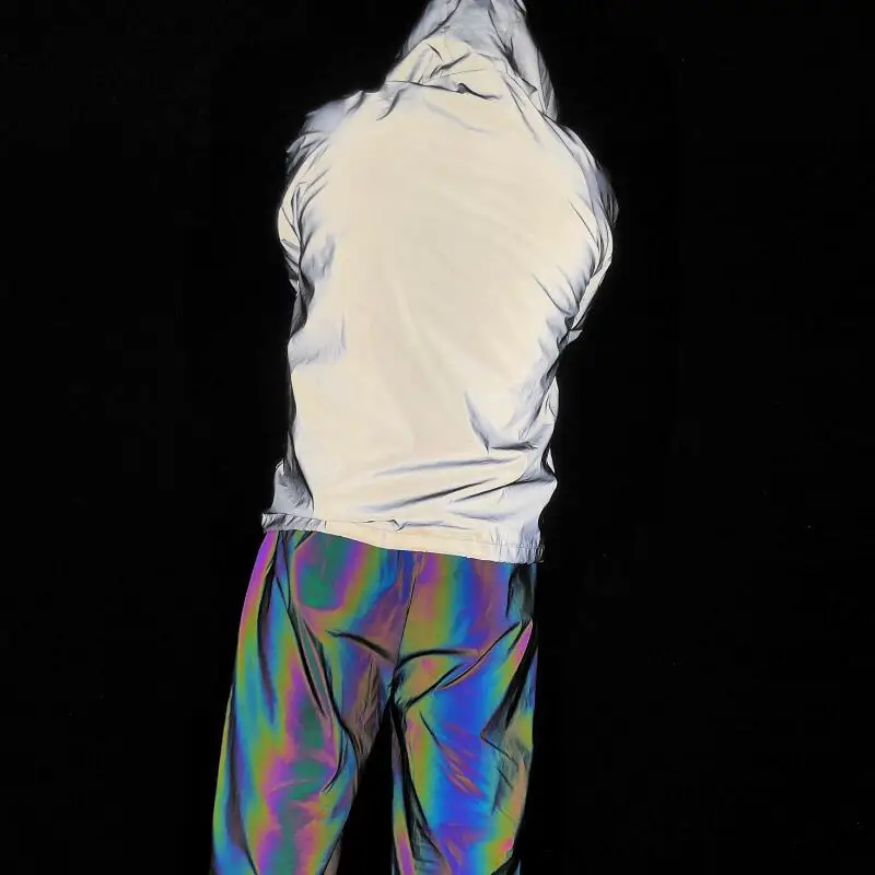 Wholesale Half Zip Pullover Reflective Windbreaker Jacket Man