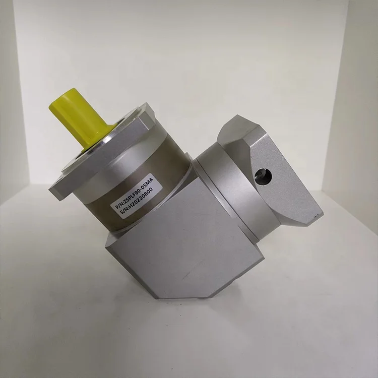Right Angle 90mm Output Flangle Precision Planetary Gearbox 90 Degree High Efficiency Speed Reducer for Stepper and Servo Motor
