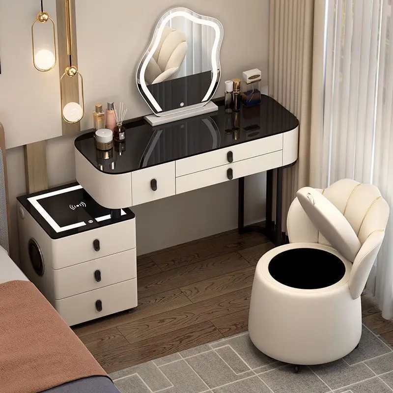 Modern Smart Furniture Multifunctional Bedside Dresser Dresser Sideboard Dresser With Mirror Chair Smart Table