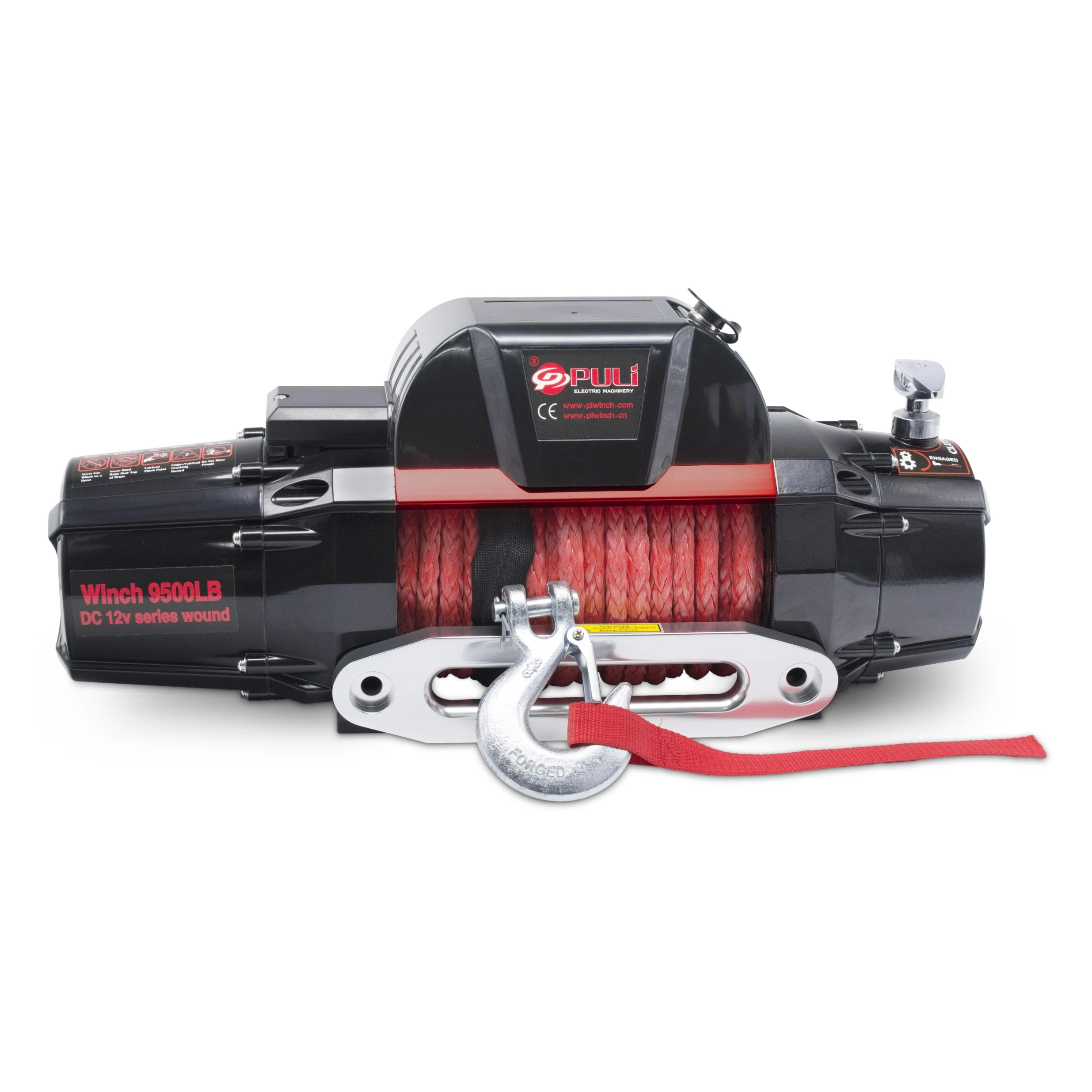 Заводская цена высокое качество 4*4 автомобиль электролебедка 9500lbs с синтетический трос