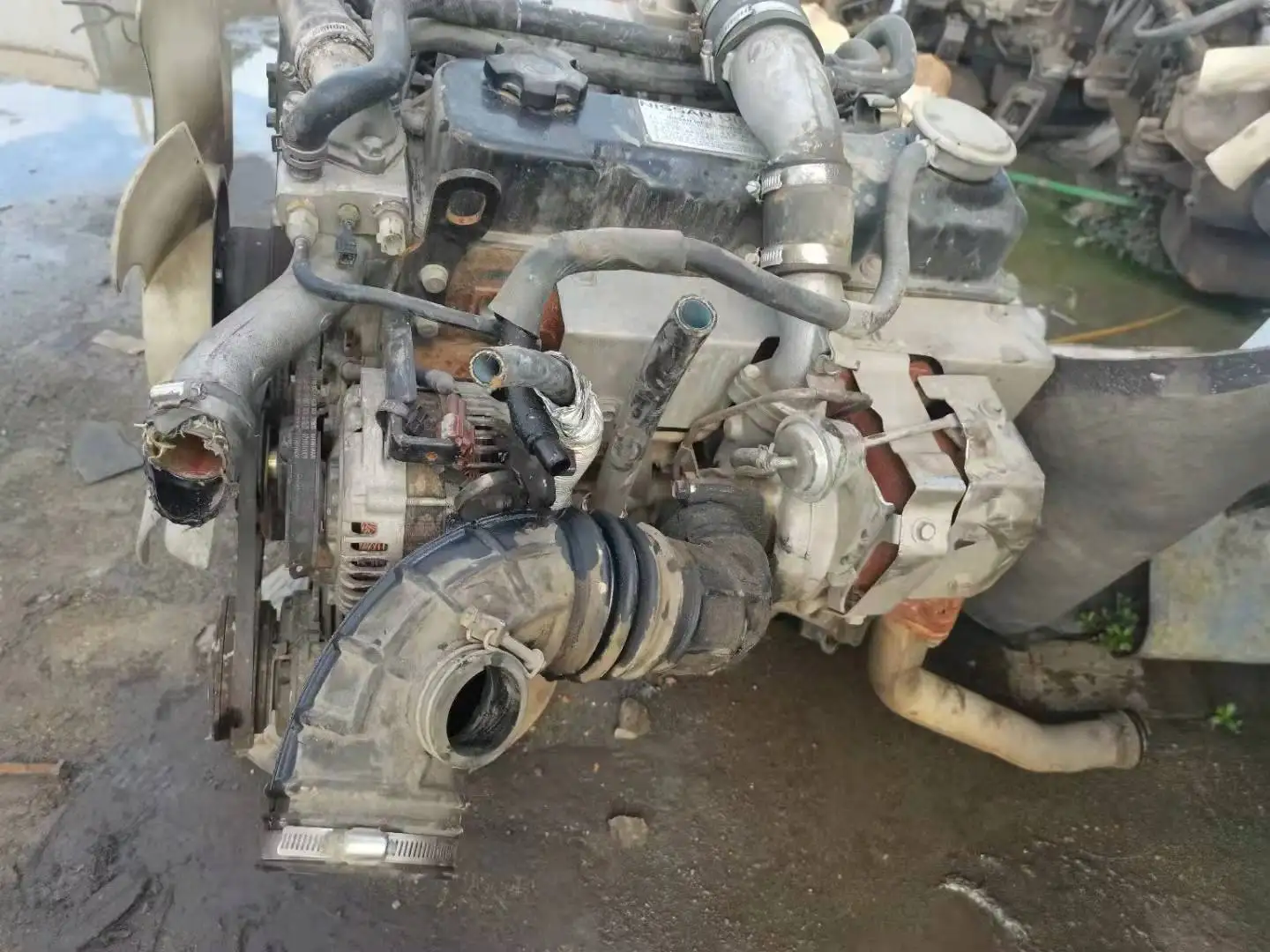 Good Condition small diesel Used Niss an TD27 Diesel Engine For Nis san