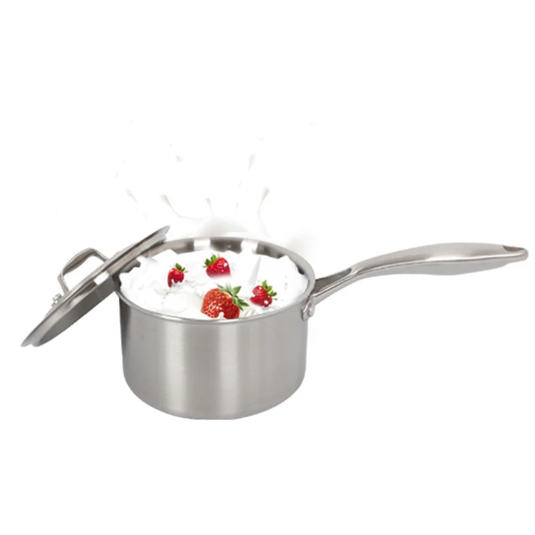 Best Quality mini triply stainless steel soup pot saucepan milk pot