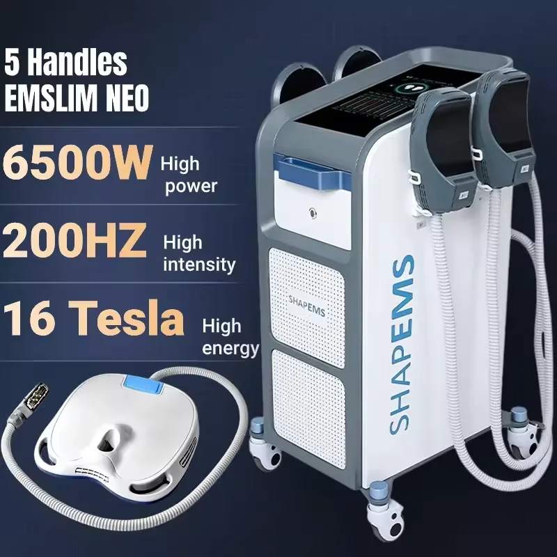 6500W RF floor pelvic hip lift postrate repair weigh loss zero muscle building nova neo 16  tesla body sculpt machine for salon