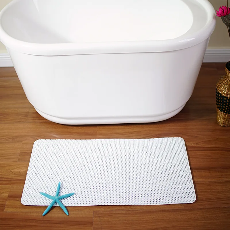 Hot selling in Europe and America PVC bathtub non-slip mat with suction cup foam   bath mat 43*91CM