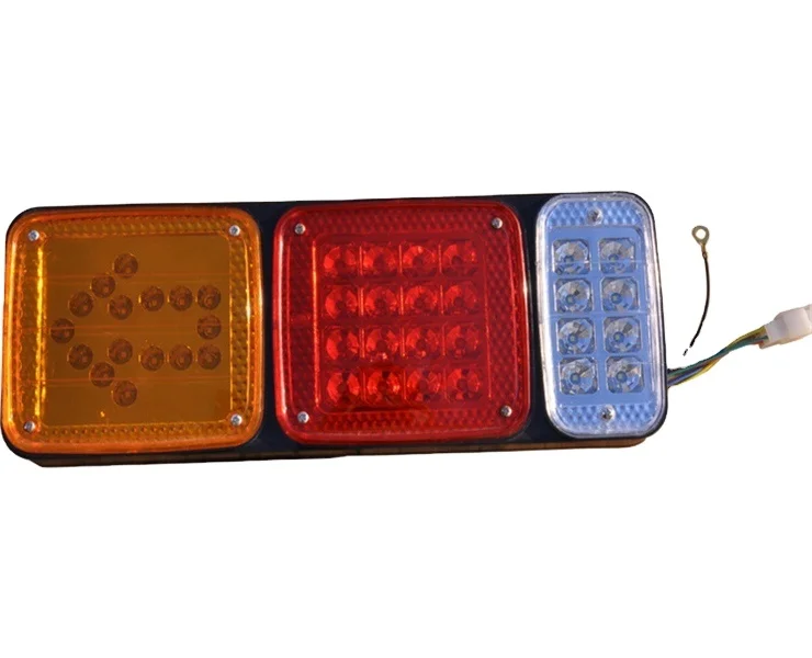 12v24v red truck LED combination with steering trailer light