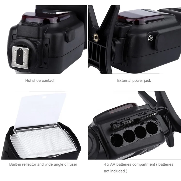 High-speed wireless camera flash speedlite flash for Canon Nikon Cameras