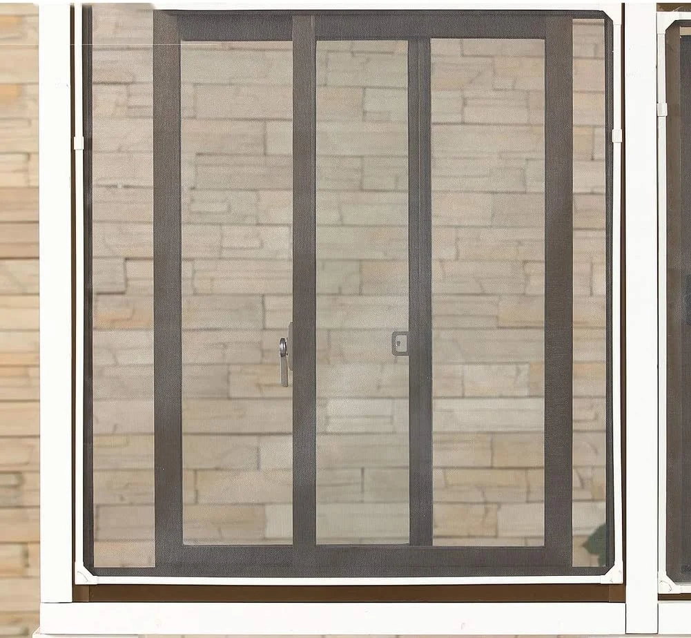 China Factory Magnetic Soft PVC Strips Mesh Window Wholesale Plastic Frame Magic Screen Windows for Building Projects